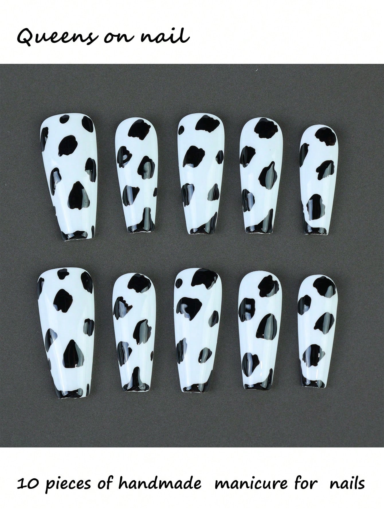 10pcs Handmade Press On Fake Nails