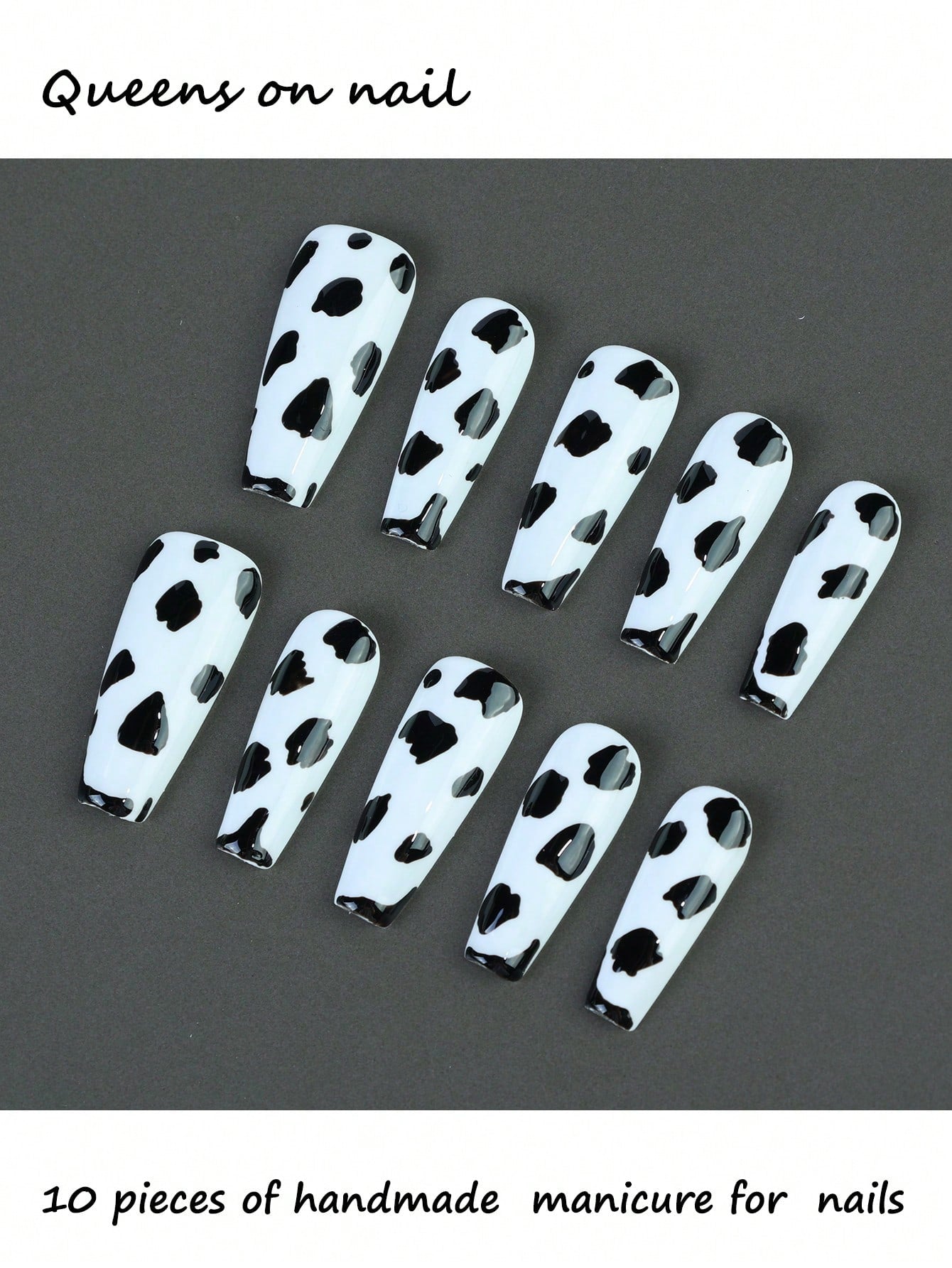 10pcs Handmade Press On Fake Nails