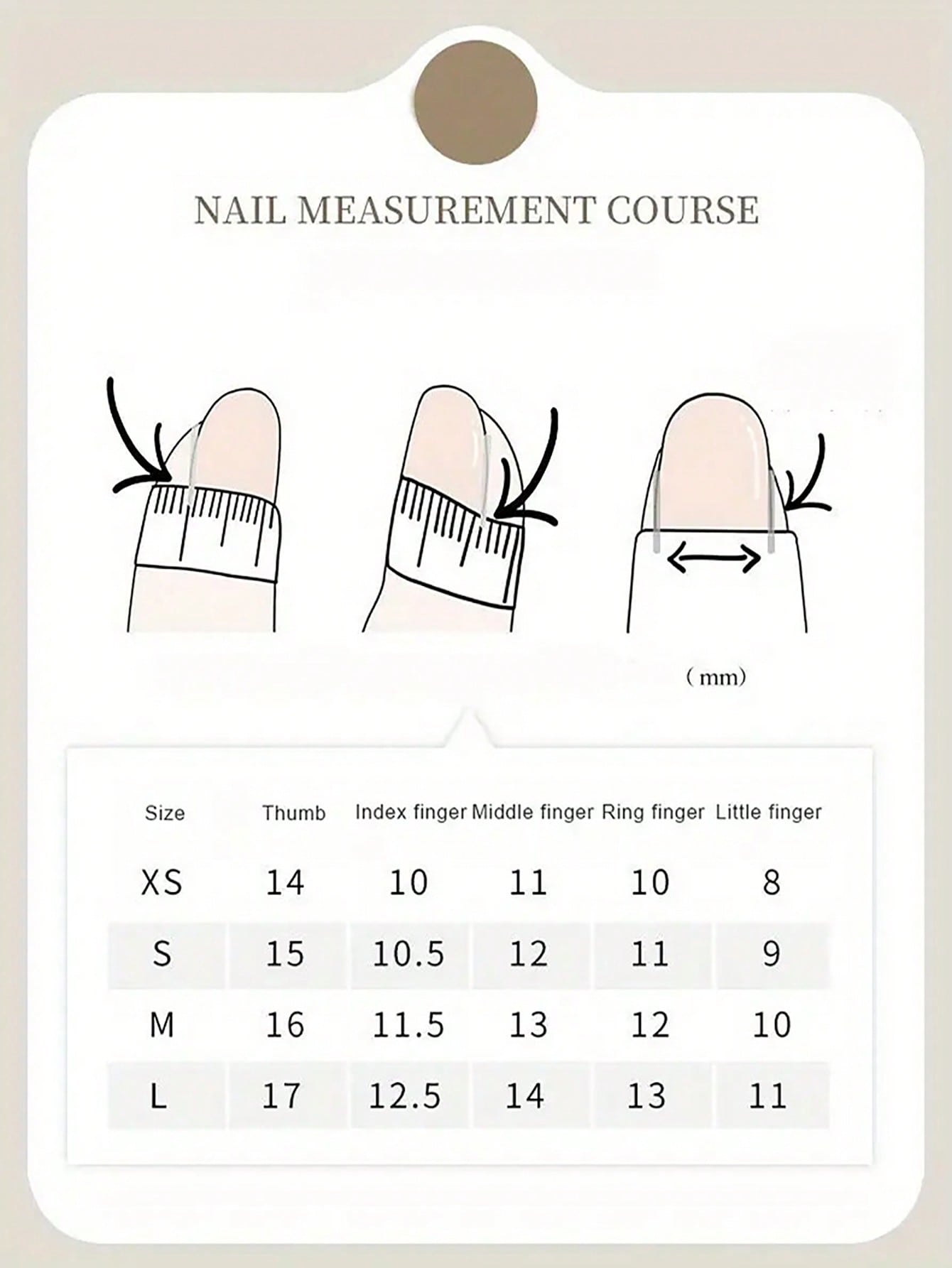 10 Pcs Handmade Press on Nail pink Fake Nails