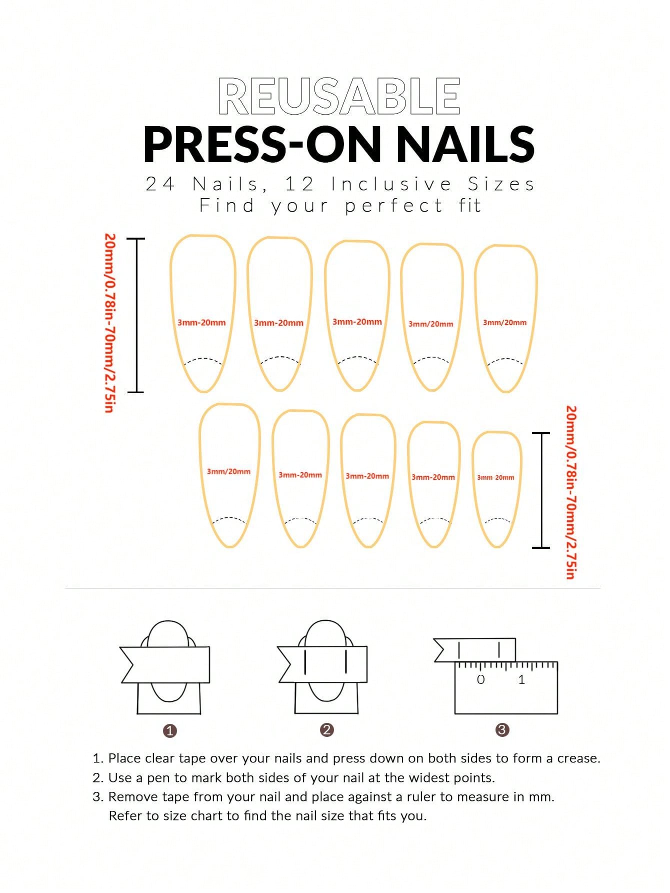 10pcs Handmade  Pressed on  Fake Nails