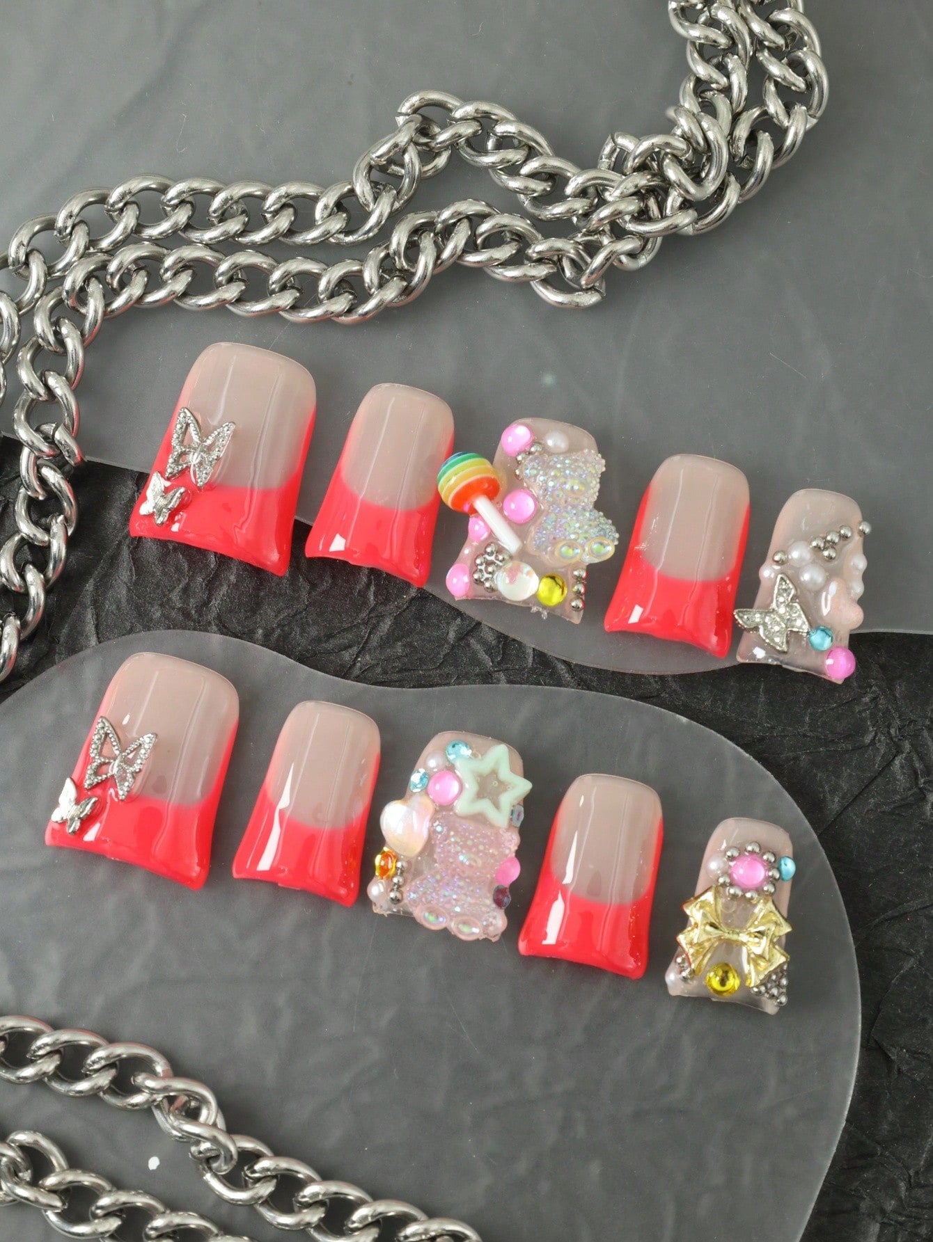 10pcs Handmade Press On Nail