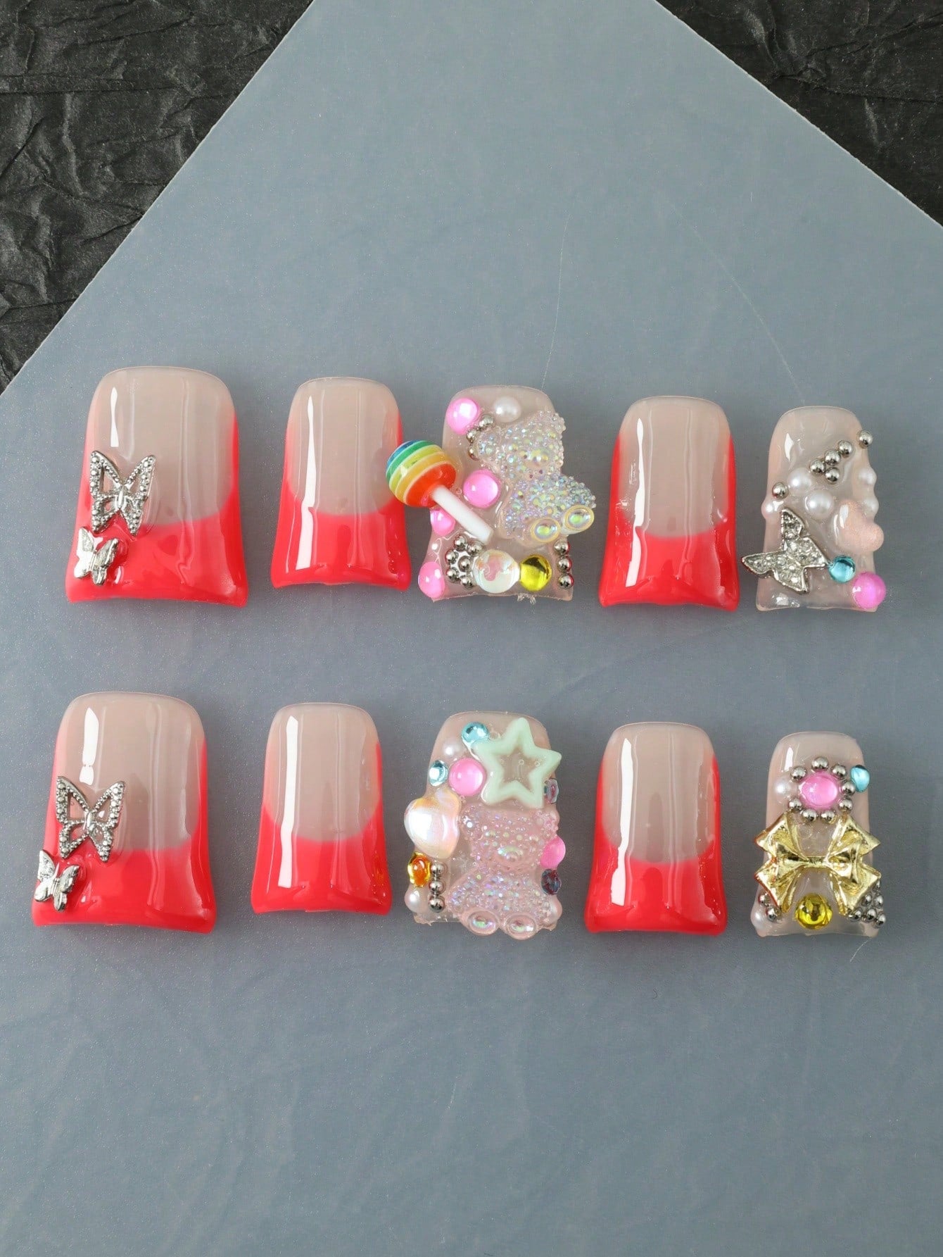 10pcs Handmade Press On Nail