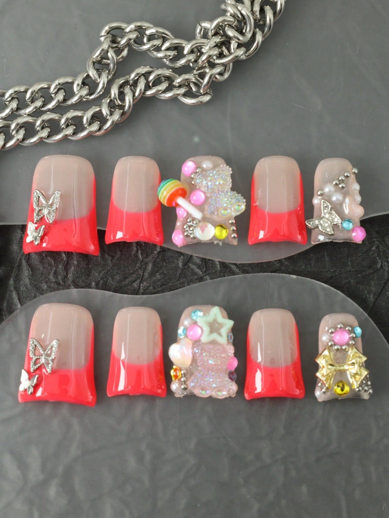 10pcs Handmade Press On Nail